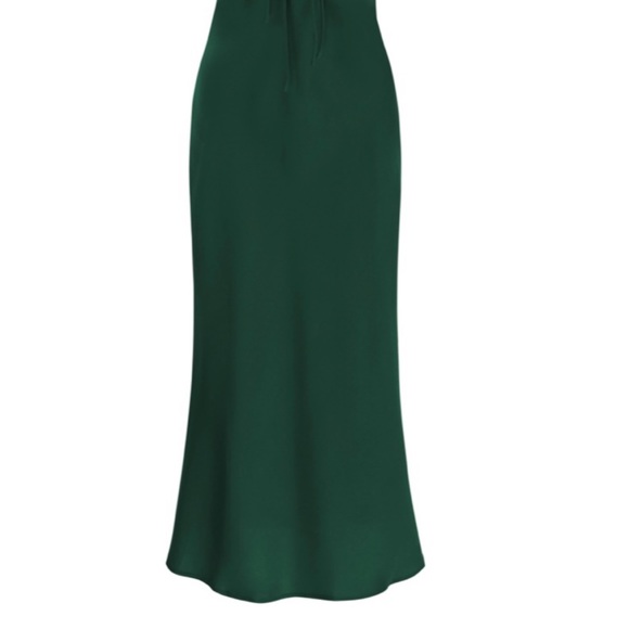 Forest green midi dress - Picture 9 of 9
